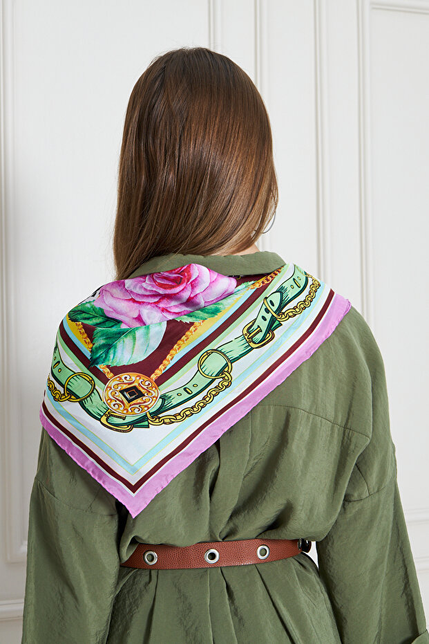 İPEK FULAR EŞARP - 1