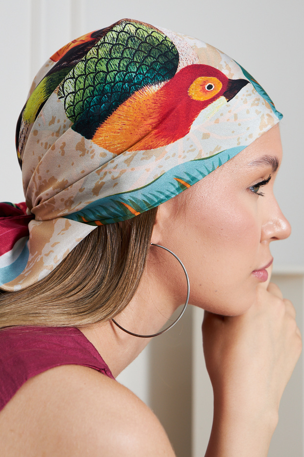 İPEK FULAR EŞARP - 8