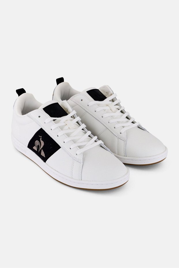 Men Court Classic Twill Lace Up Outdoor Shoes, White