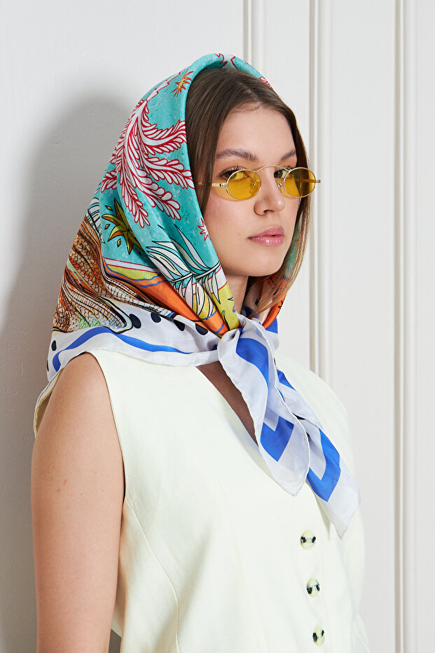 İPEK FULAR EŞARP - 5