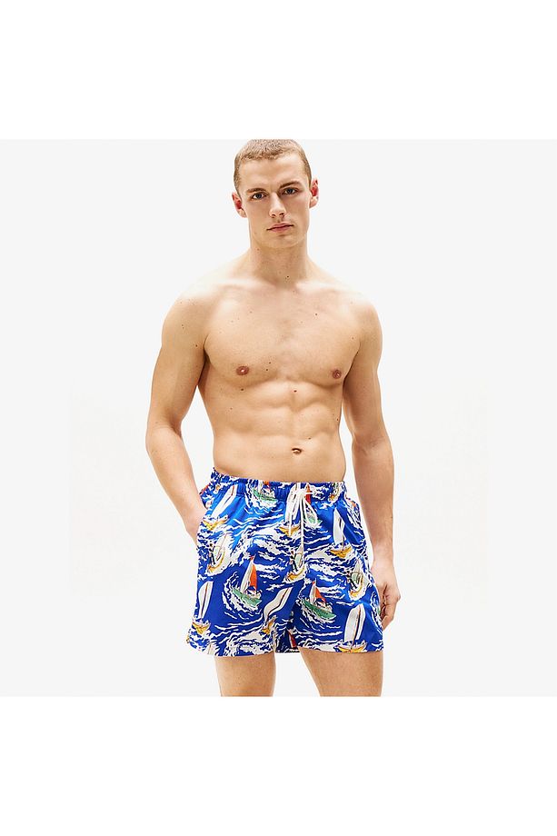 MEDIUM DRAWSTRING PRINT Deniz Şortu - 1