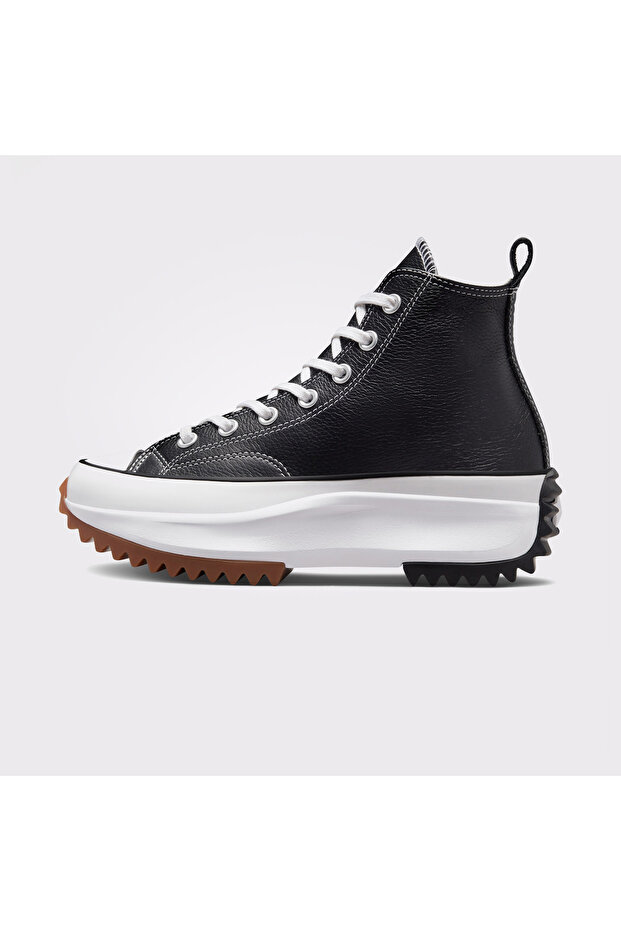 Run Star Hike Platform Foundational Leather Unisex Siyah Sneaker - 4