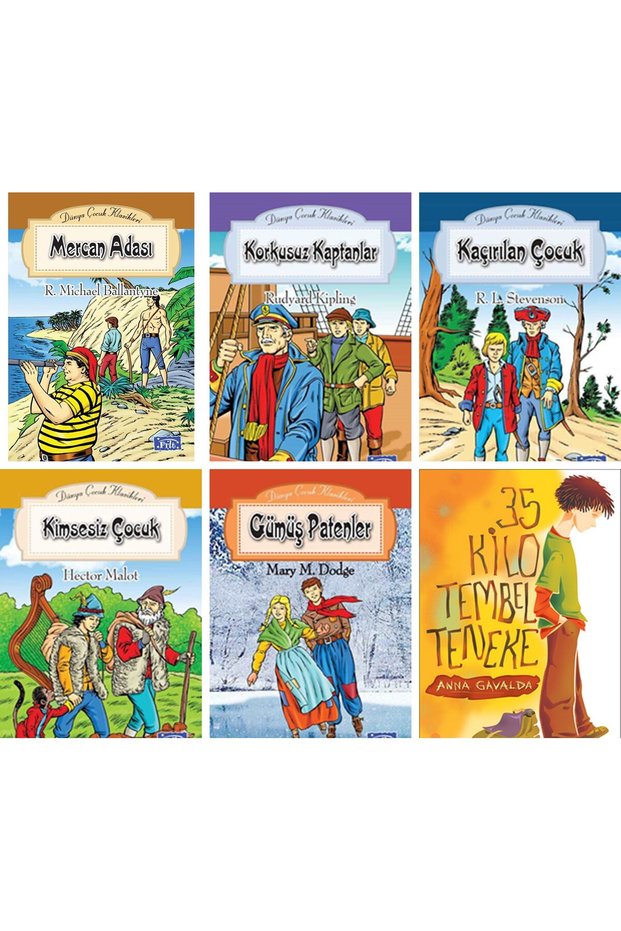 35 Kilo Tembel Teneke Anna Gavalda and parıltı yayınları 6 Book Set