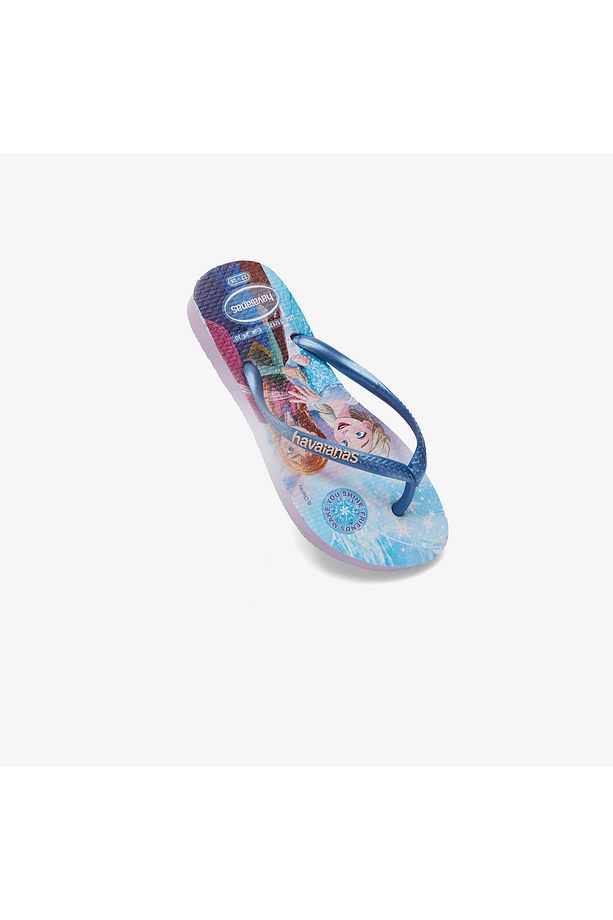 Slim Princess Frozen Çocuk Mavi Terlik - 2