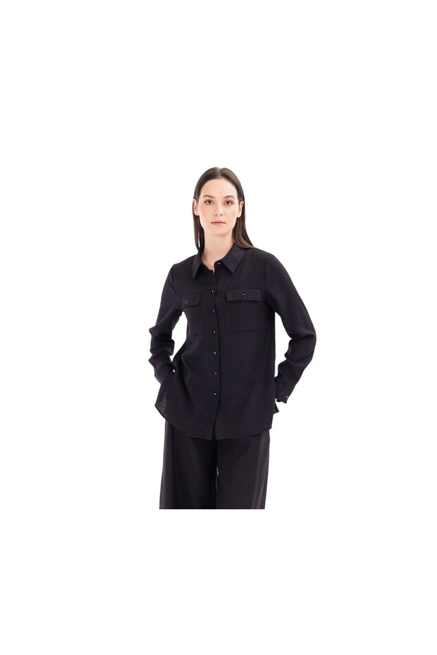 Kadın Uzun Kol Gömlek - 3