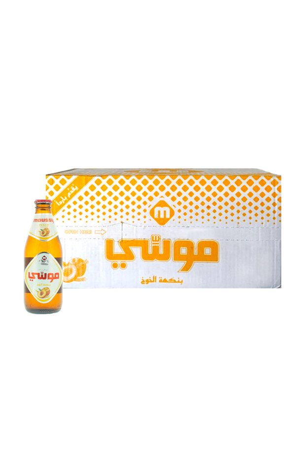 مشروب الشعير بنكهة الخوخ، 330 مل × 24