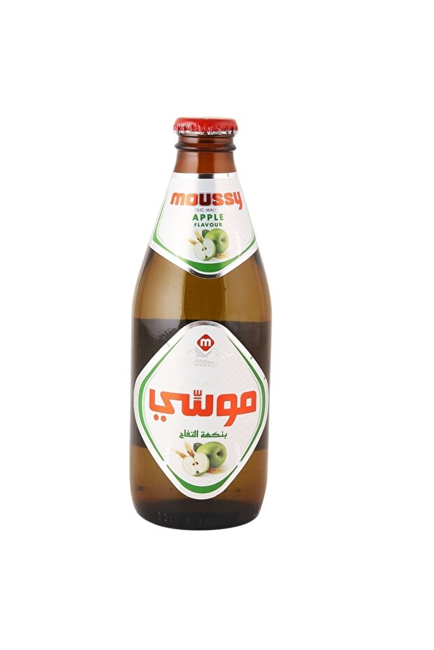 موسي مشروب الشعير بنكهة التفاح، 330 مل