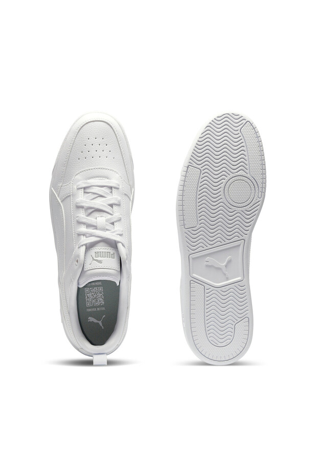 Unisex Dribble Sneakers - White - 4