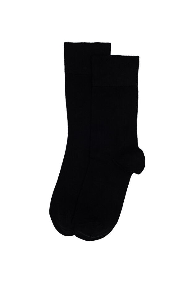 Men's Bamboo Blend 2 Pack Black Socket Basic Socks 50308478-001