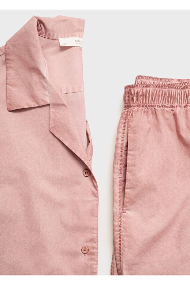 Garment dyed pamuklu gömlek - 8