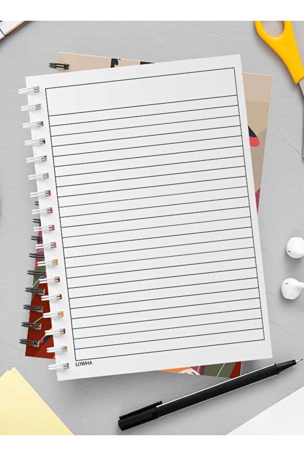 Spiral Notebook with Front and Back Hard Covers Featuring Classical Theme Jungle Design - 3