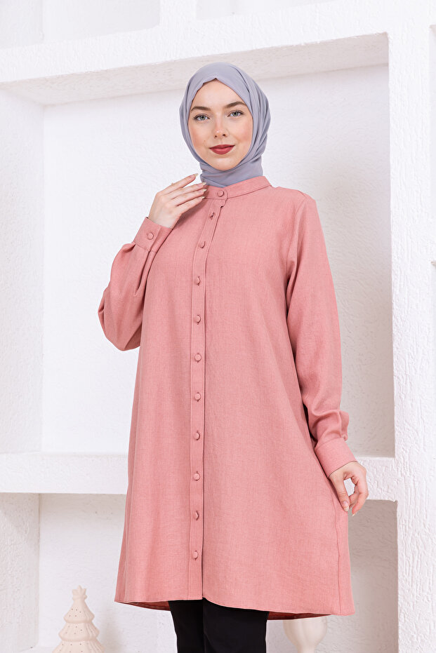 تونيك من الكتان المخصر - 7