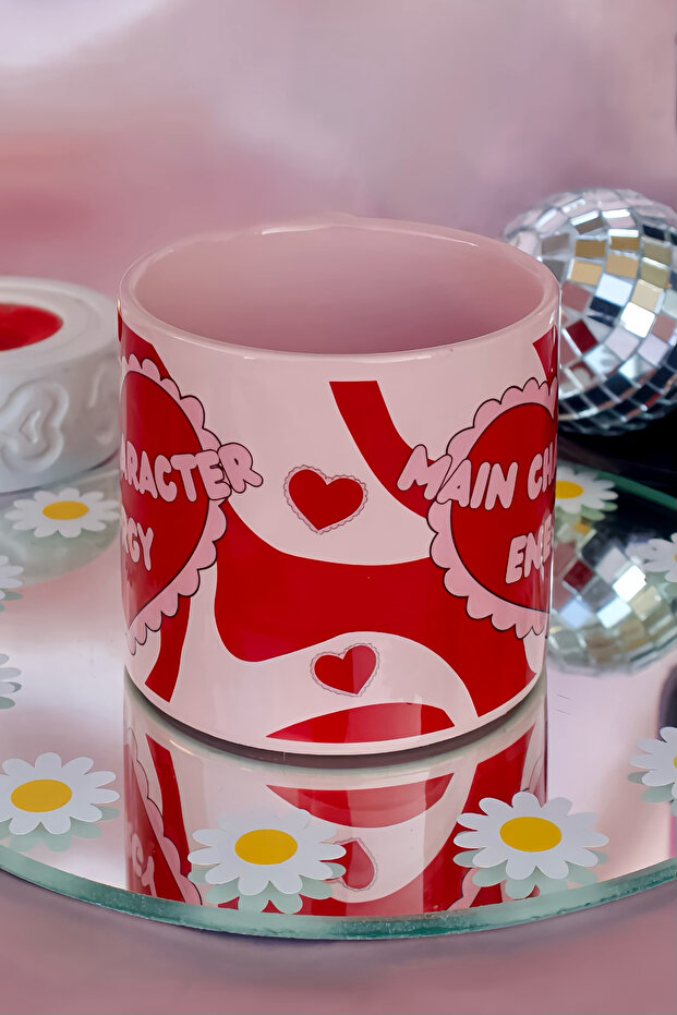 الشخصية الرئيسية كوب الطاقة الوردي - 3