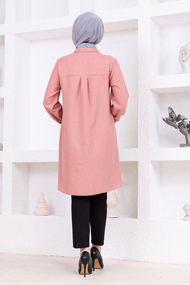 تونيك من الكتان المخصر - 5