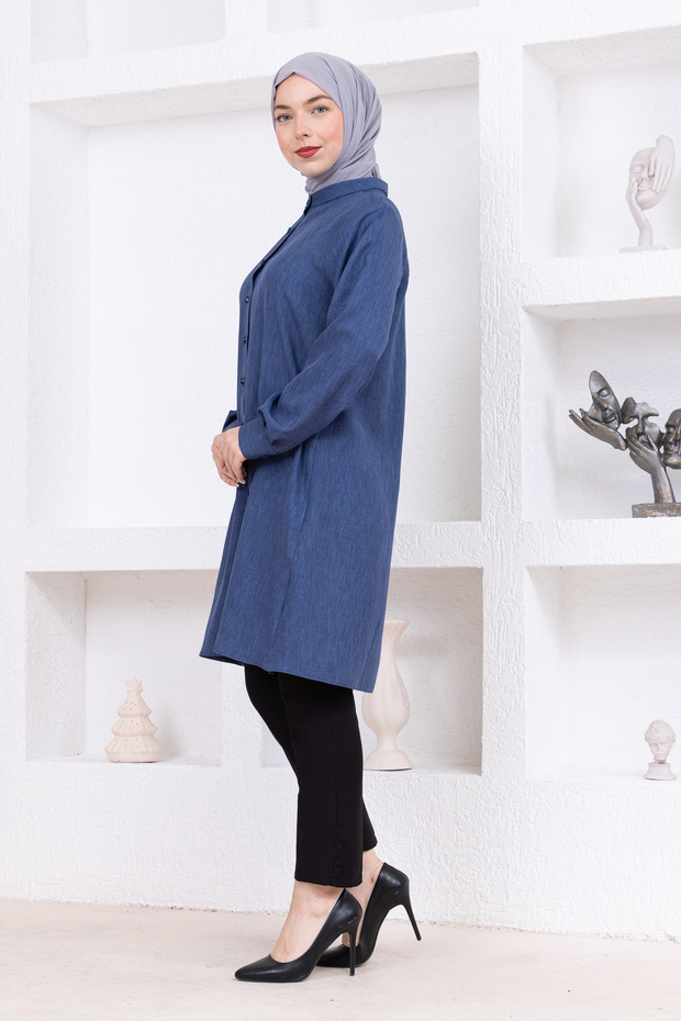 KETEN TESETTÜR TUNİK - 4