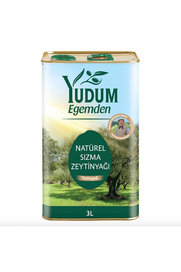 Egemden Yumuşak Lezzet Sızma Zeytinyağı Teneke 3 lt - 1