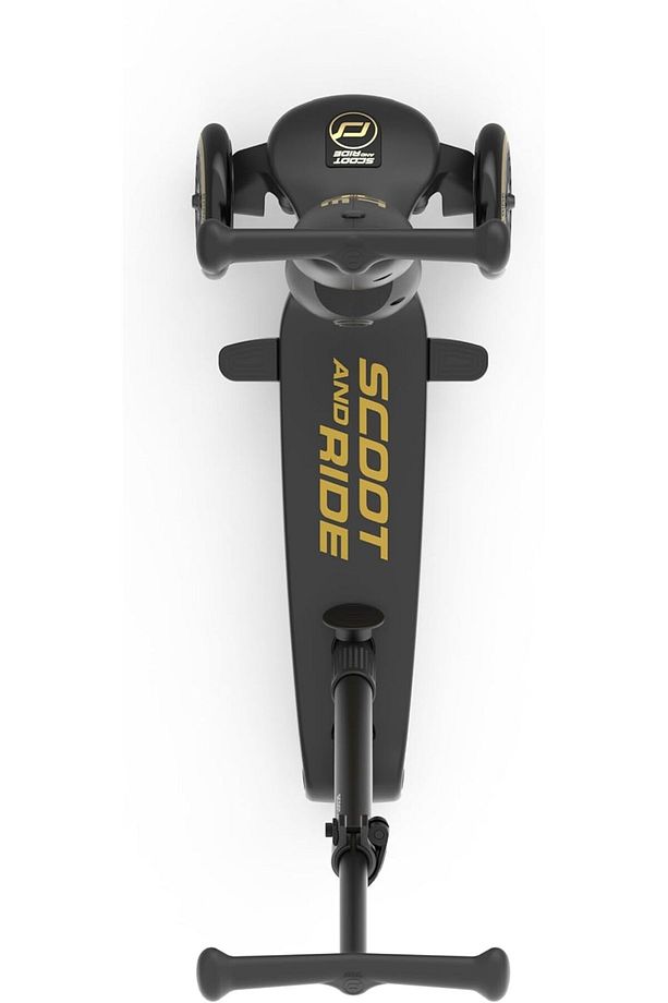 Scoot & Ride Highwaykick 1 Push and Go Kickboard, oturaklı çocuk scooter'ı, 2'si 1 arada direksiyonl - 4