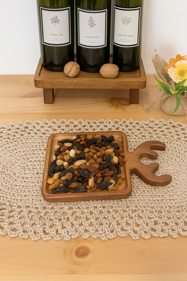 حامل عرض خشبي صغير على شكل غزال - 1