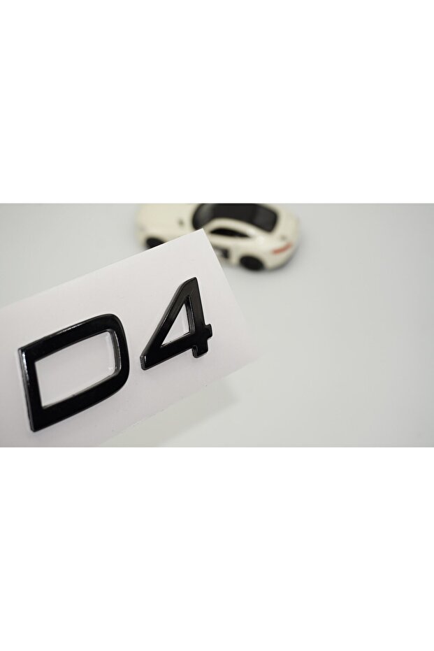 D4 C-S-V-Xc Black Trunk Lettering Logo Compatible with Volvo