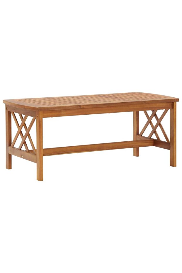 Coffee Table 102x50x43 cm Solid Acacia Wood