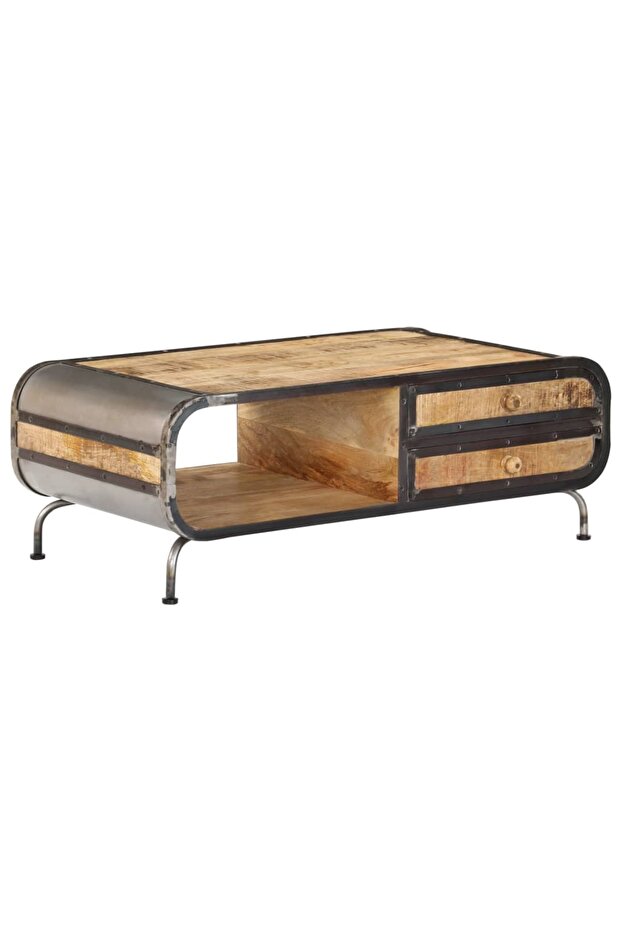 Coffee Table 100x50x35 cm Solid Mango Wood