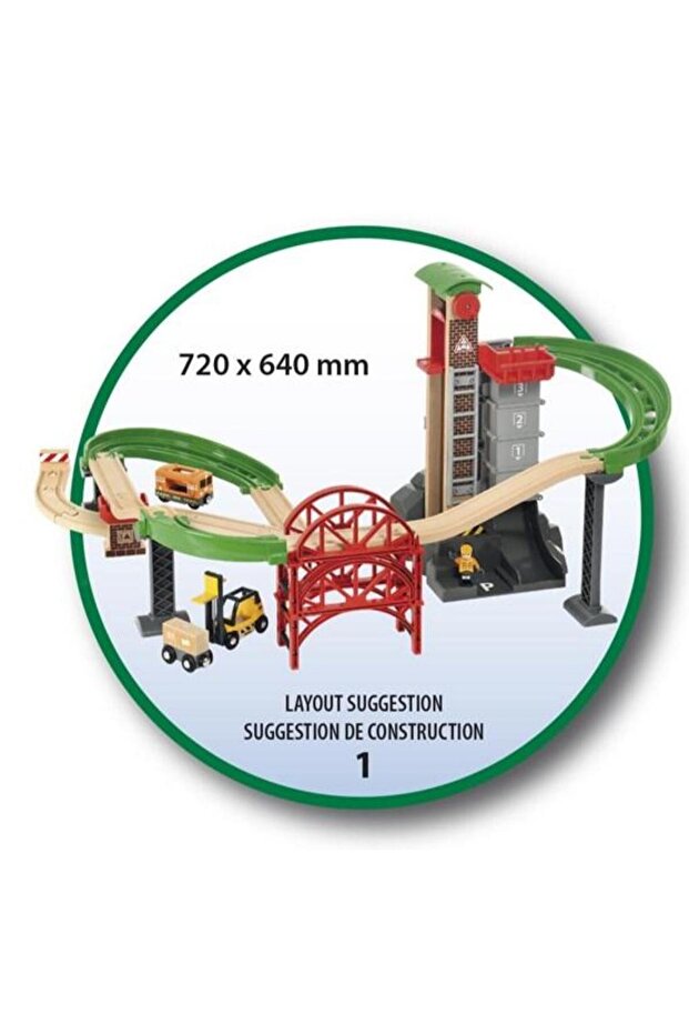 Train set with elevator - 9