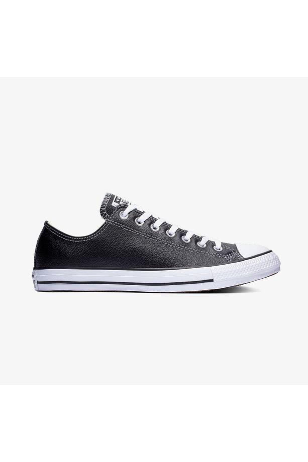 Chuck Taylor All Star Leather Erkek Siyah Günlük Ayakkabı - 1