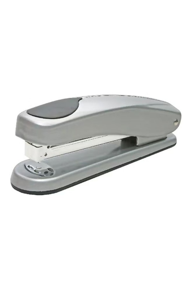 دباسة مكتبية صغيرة الحجم باللون الرمادي/الفضي - 1