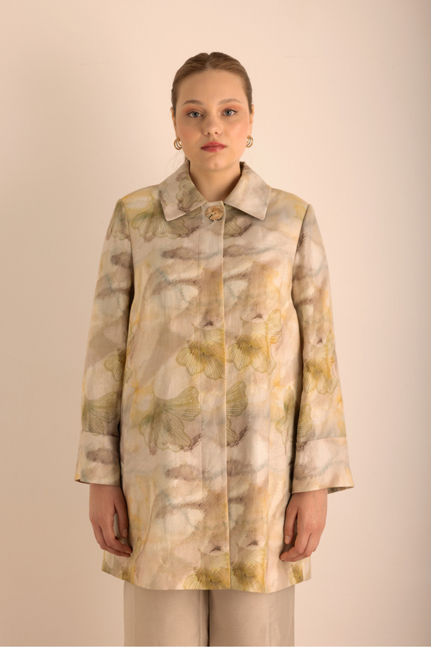 Desenli Keten Kap - 4