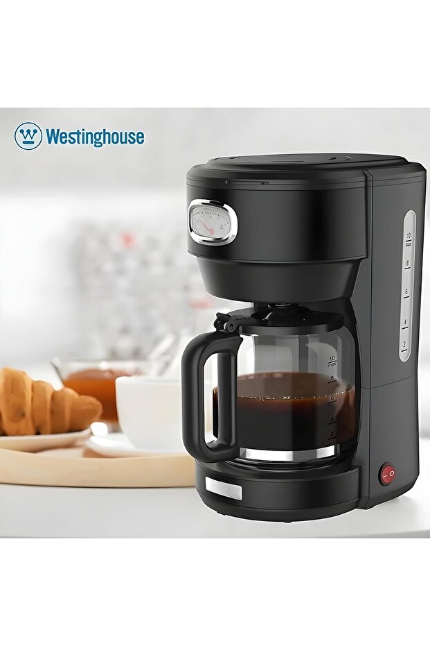Westinghouse USA Retro Series 1.25L Coffee Maker – Black | Stylish Design with Brew Control, Pause - 7