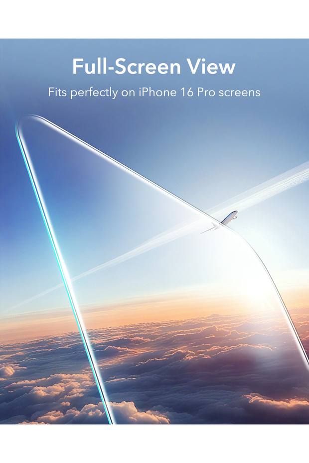 iphone 16 Pro Anti-Static Temperli Full Cam Ekran Koruyucu 2 Adet - 7
