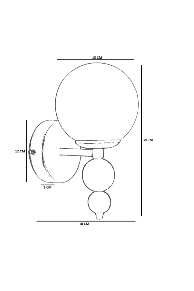 YAREN SİYAH FÜME CAMLI APLİK - 4