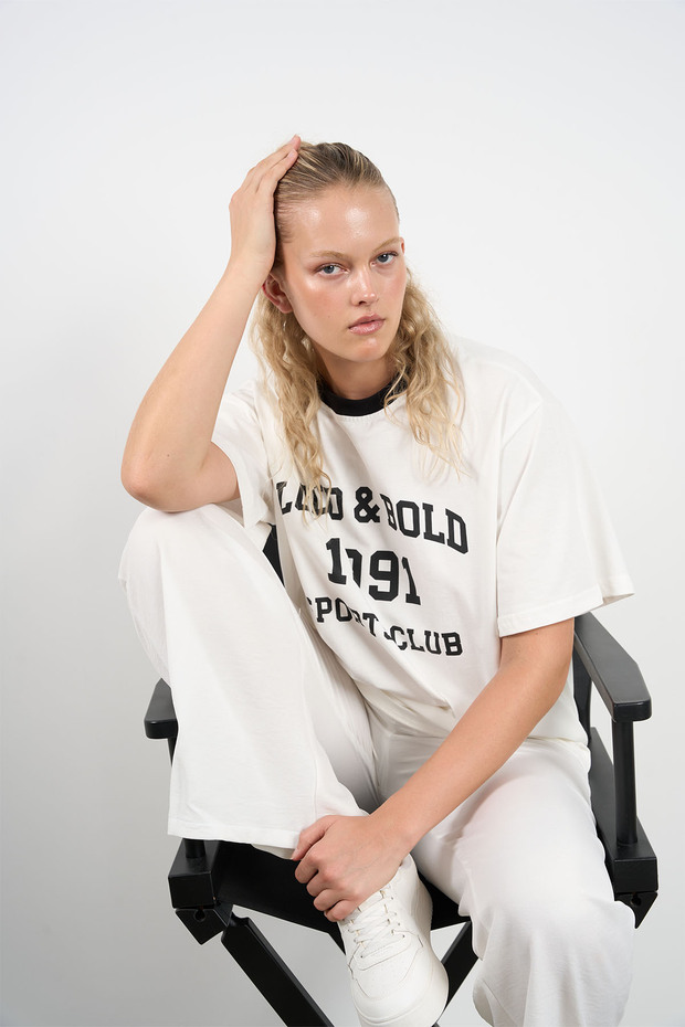 تي شيرت أساسي مطبوع (36-42) |   1035 - 1