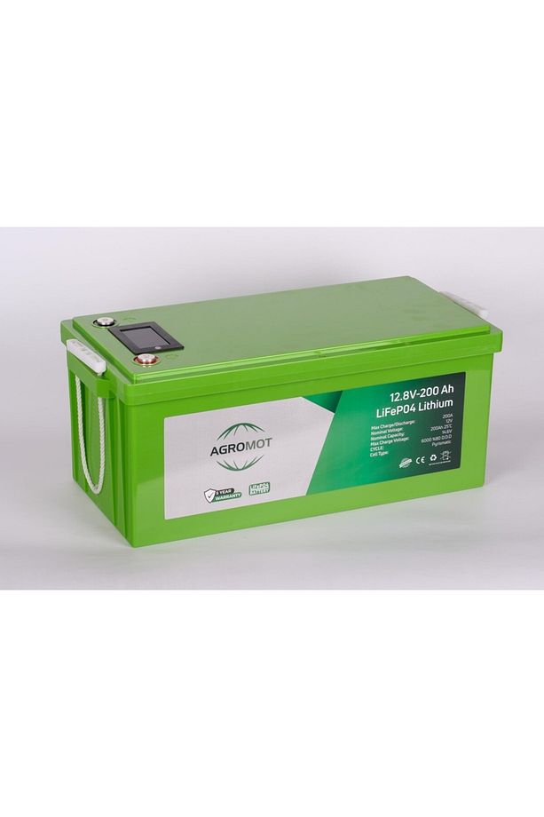 200AH 12.8V Volt LCD Ekran & Bluetooh Lityum Akü (Lifepo4) - 3