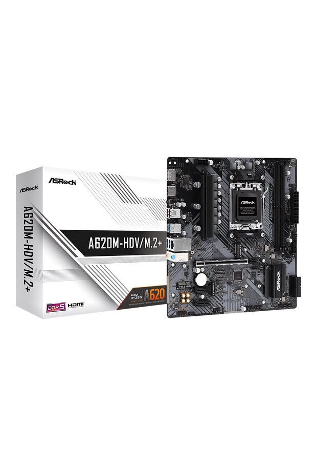 A620M-HDV/M.2+ | Processor family AMD | Processor socket AM5 | DDR5 | - 8