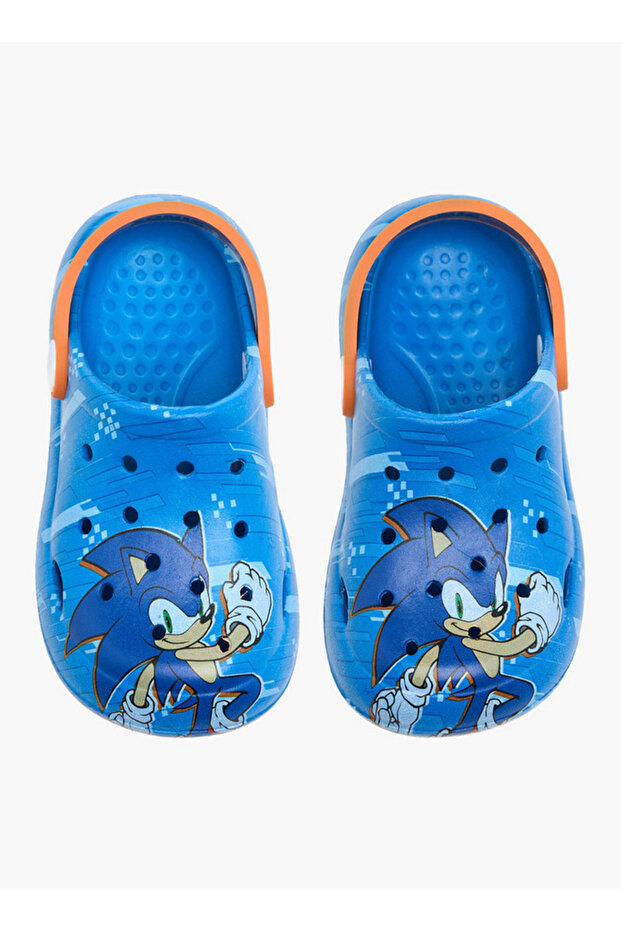 Graphic Print Clogs with Backstrap - 1