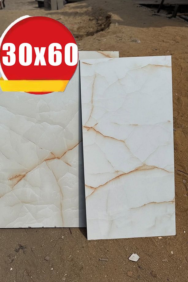 30x60 Cm Soft Mermer Desenli Kendinden Yapışkanlı Duvar Köpük Banyo Wc Kaplama Panel - 7