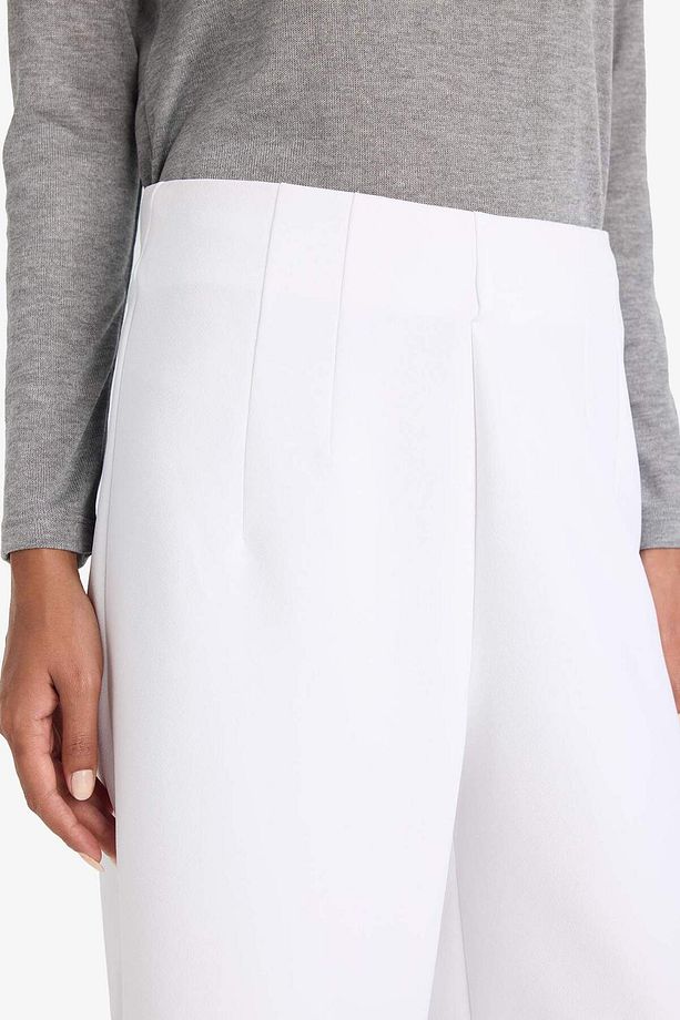 Culotte Yüksek Bel Geniş Paça Pantolon F5557AX25AU - 5