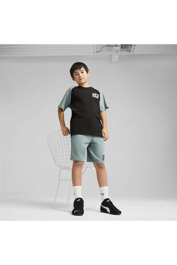 MID90S Long Shorts TR B Yeşil Erkek Çocuk Şort - 5