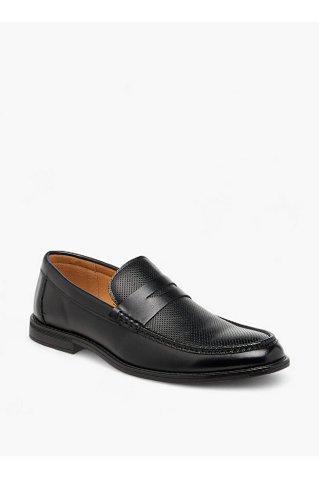 LBL by Shoexpress Textured Slip-On Loafers - 2