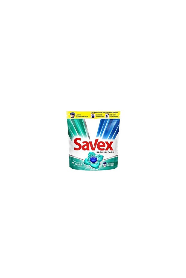 Detergent Capsule Super Caps Extra Fresh, 15 Capsule - 1