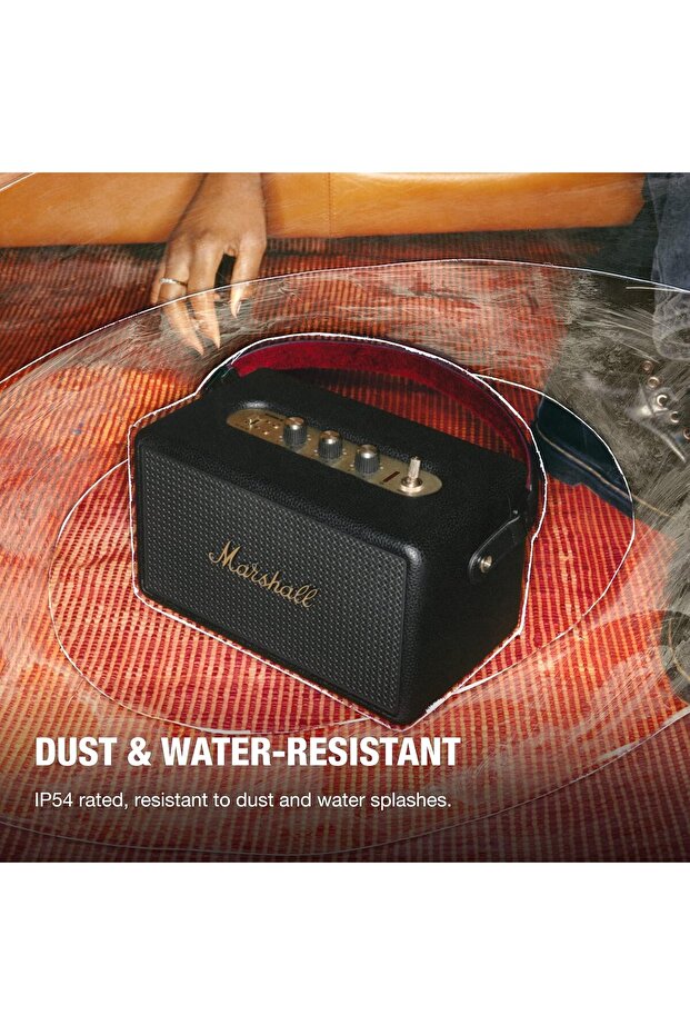 مكبر صوت كيلبورن ٣ المحمول بتقنية البلوتوث - أسود ونحاسي - 7