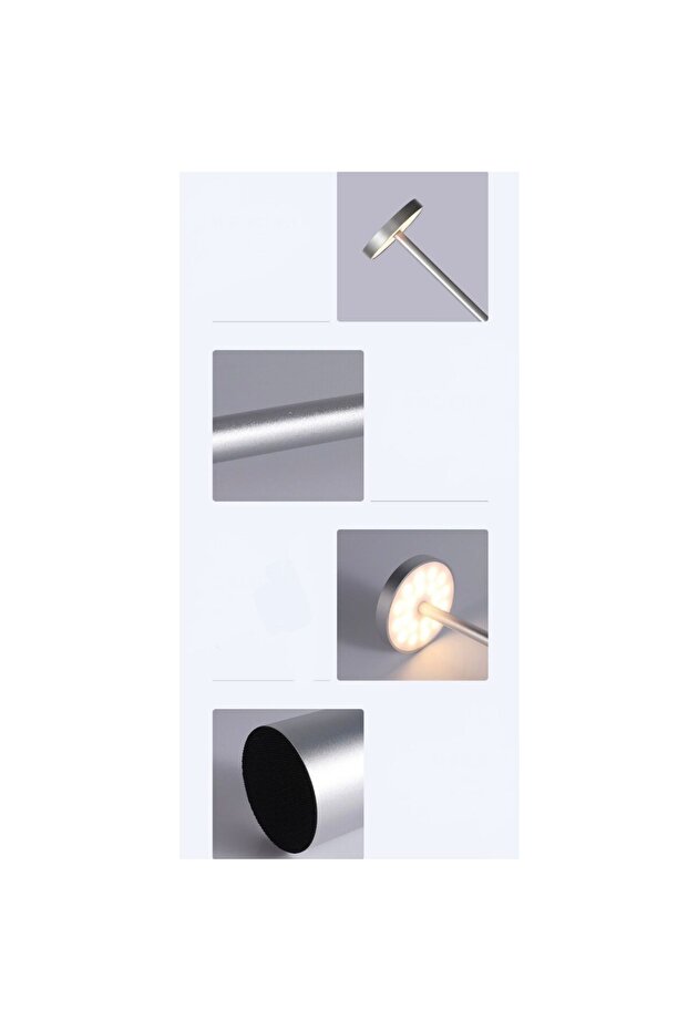 Rechargeable table lamp, white - 5