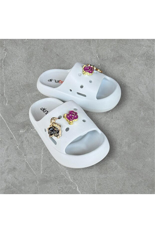 Girl Child Light Orthopedic Sole Sticker Pool Beach Daily Slippers