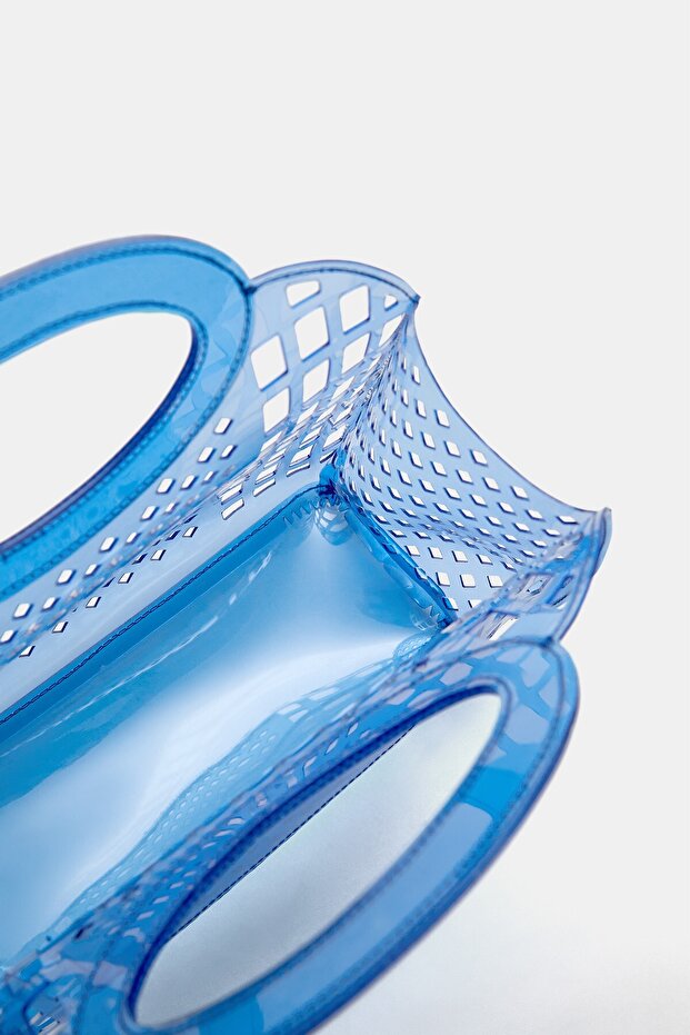 Vinil sepet çanta - 4