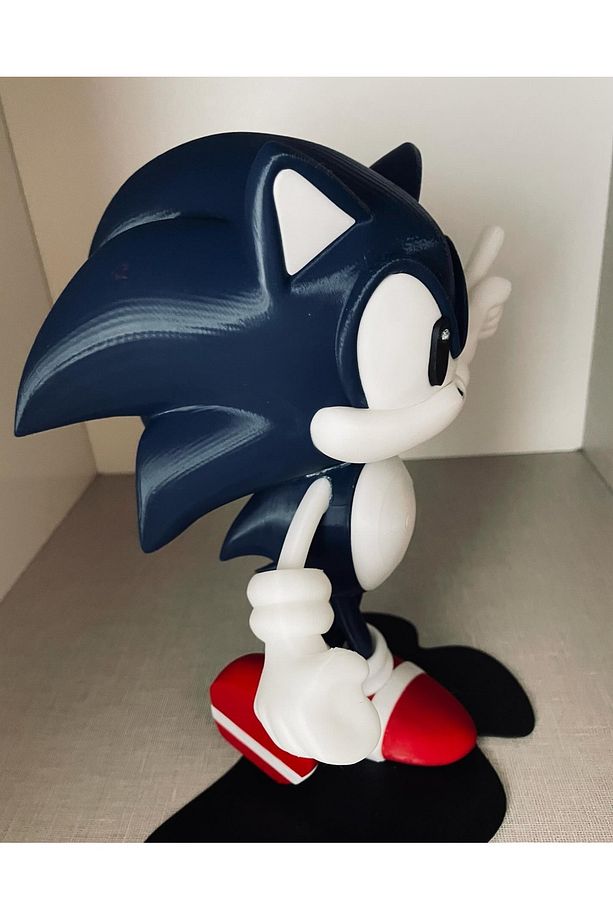 Süper sonic karakter figürü oyuncak biblo - 3
