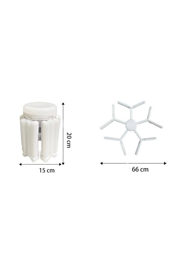 Foldable snowflake lamp, E27, 60 w 1 pc - 5