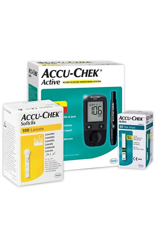 Accu-Chek Active Machine+50Strip+100Lancet