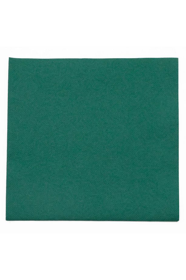 Yeşil Kumaş Dokulu Peçete 40x40 1/4 50'li Paket - 3