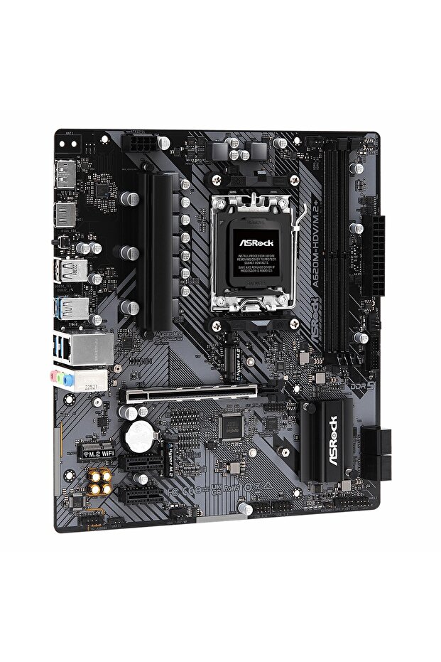 A620M-HDV/M.2+ DDR5 (6400MHz)OC M.2 HDMI/DP PCIe 4.0 AM5 mATX Anakart - 3